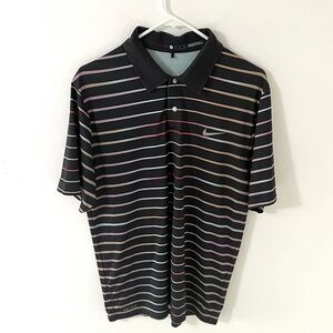Nike Golf Tiger Woods Collection Striped Performance Polo, Size: Small